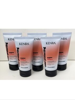5 pk Kenra Color Protecting Shampoo 1.7  oz Maintain Color Vibrancy TRAVEL SIZE